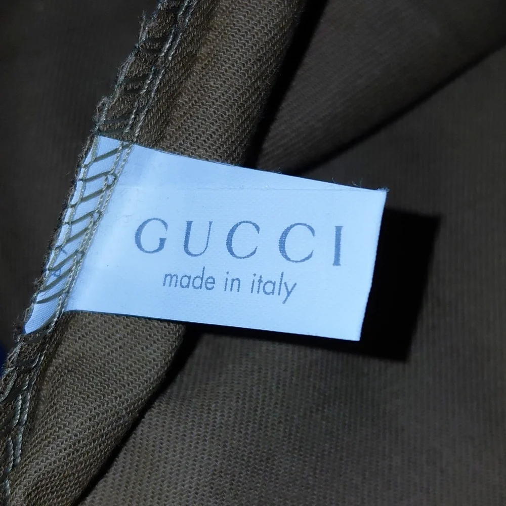 Gucci Brown Drawstring Dust Bag 15x8.5 Inches